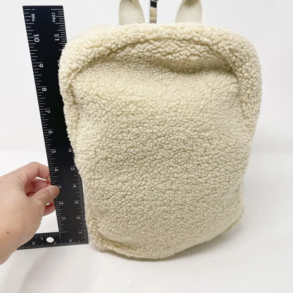 Studio Noos Kids Teddy Midi Backpack Ecru Cream Lightweight Adjustable Straps